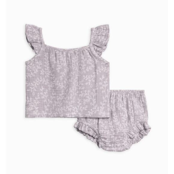 Colored Organics Kendi Suki Muslin Tank and Bloomer Set - Picture 3 of 3